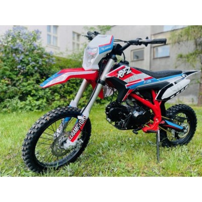 Dětská benzínová motorka Pitbike Leramotors By Apollo THUNDER 125cc 17/14 E-Start Červená