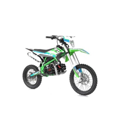 Dětská benzínová motorka Pitbike Leramotors By Apollo THUNDER 125cc 17/14 E-Start Zelená