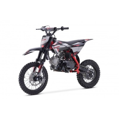 Dětská benzínová motorka Pitbike Leramotors Cannon 125ccm 4T 14/12 E-Start Červená