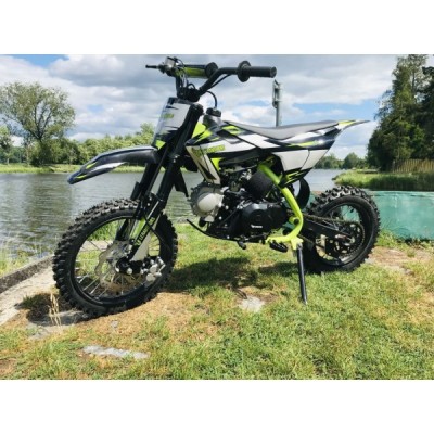 Dětská benzínová motorka Pitbike Leramotors Cannon 125ccm 4T 14/12 E-Start Zelená