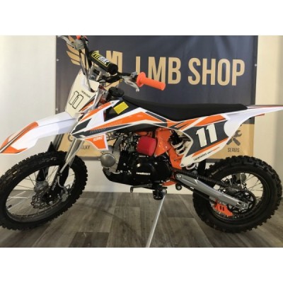 Dětská benzínová motorka Pitbike Leramotors Shark 125cc 4T 17/14 oranžová
