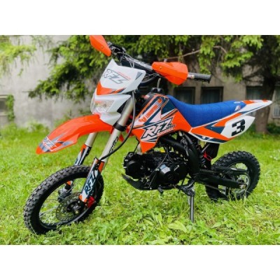 Dětská benzínová motorka Pitbike Leramotors By Apollo Jaguar 125cc 14“/12“ E-Start Oranžová
