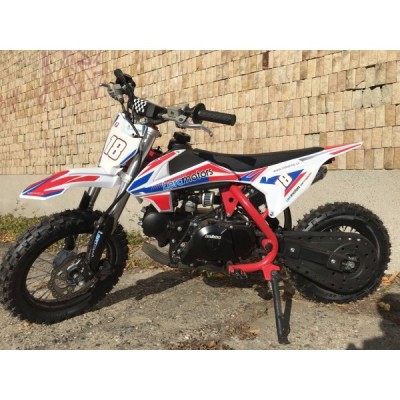 Dětská benzínová motorka Pitbike Leramotors Spirit 90 12/10 Automat Červená