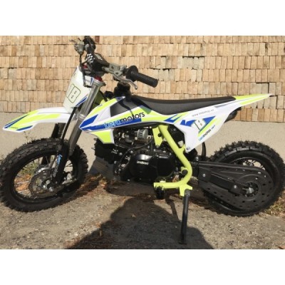Dětská benzínová motorka Pitbike Leramotors Spirit 90 12/10 Automat Žlutá
