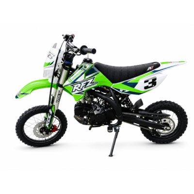 Dětská benzínová motorka Pitbike Leramotors By Apollo Jaguar 125cc 14“/12“ E-Start Zelená