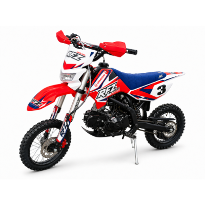 Dětská benzínová motorka Pitbike Leramotors By Apollo Jaguar 125cc 17“/14“ E-Start Červená