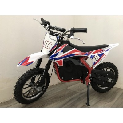 Elektrická motorka Leramotors Devil Deluxe 800W/36V červená