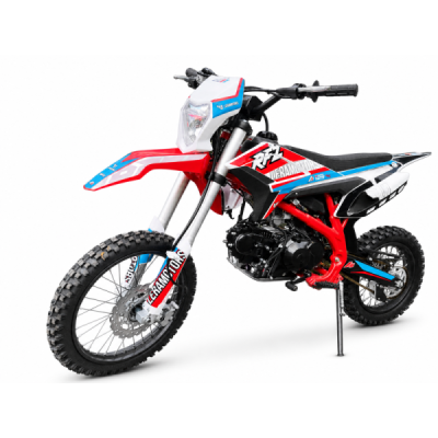Dětská benzínová motorka Pitbike Leramotors By Apollo THUNDER 125cc 17/14 E-Start Červená