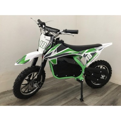 Elektrická motorka Leramotors Devil Deluxe 800W/36V zelená