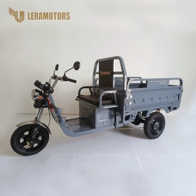 Elektrická Nákladní Tříkolka Leramotors Cargo G1 1000W - Tuk Tuk, šedá