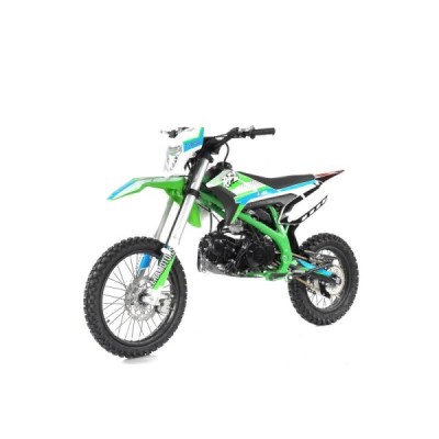 Dětská benzínová motorka Pitbike Leramotors By Apollo THUNDER 125cc 17/14 E-Start Zelená