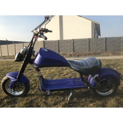 Elektro chopper Lera Scooters C8 2000W Modrá