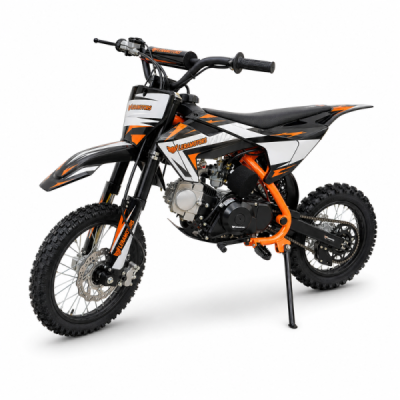 Dětská benzínová motorka Pitbike Leramotors Cannon 125ccm 4T 14/12 E-Start Oranžová