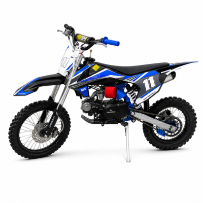Dětská benzínová motorka Pitbike Leramotors Shark 125ccm E-Start 4T 17/14 Modrá