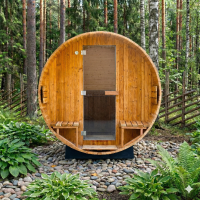 Lerax finská sudová sauna thermowood 240