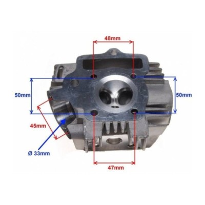 Motor - hlava kompletni 110/125CC