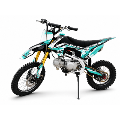 Dětská benzínová motorka Pitbike Leramotors Tornado 125ccm Pro 4T 17/14 zelená