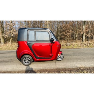 Tříkolka Leramotors E1, červená, možnost i bez řidičáku