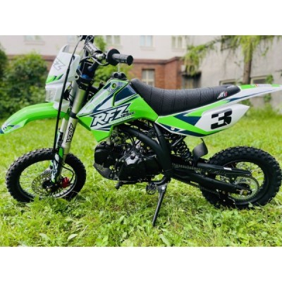 Dětská benzínová motorka Pitbike Leramotors By Apollo Jaguar 125cc 14“/12“ E-Start Zelená