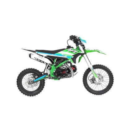Dětská benzínová motorka Pitbike Leramotors By Apollo THUNDER 125cc 17/14 E-Start Zelená