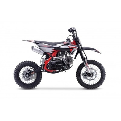Dětská benzínová motorka Pitbike Leramotors Cannon 125ccm 4T 14/12 E-Start Červená