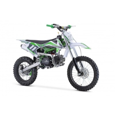 Dětská benzínová motorka Pitbike Leramotors Shark 125cc 4T 17/14 zelená