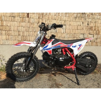 Dětská benzínová motorka Pitbike Leramotors Spirit 90 12/10 Automat Červená