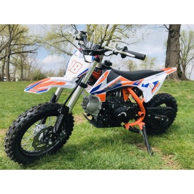 Dětská benzínová motorka Pitbike Leramotors Spirit 90 12/10 Automat Oranžová
