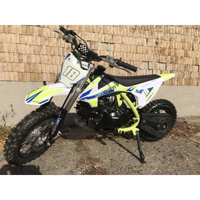 Dětská benzínová motorka Pitbike Leramotors Spirit 90 12/10 Automat Žlutá