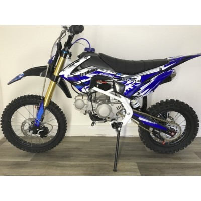 Dětská benzínová motorka Pitbike Leramotors Tornado 125ccm Pro 4T 17/14  modrá