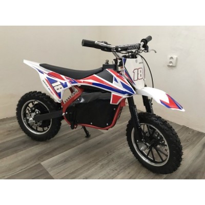 Elektrická motorka Leramotors Devil Deluxe 800W/36V červená