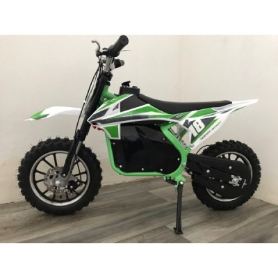 Elektrická motorka Leramotors Devil Deluxe 800W/36V zelená