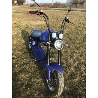 Elektro chopper Lera Scooters C8 2000W Modrá
