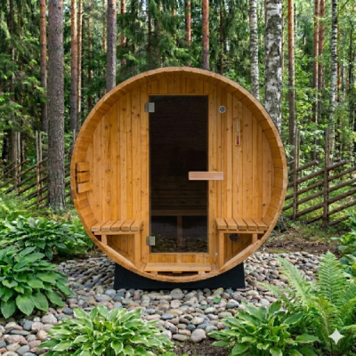 Lerax finská sudová sauna thermowood 240