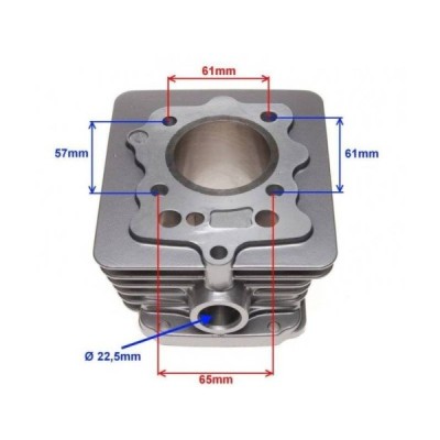 Motor - Válec Loncin 125CC VZDUCH (56,4MM)