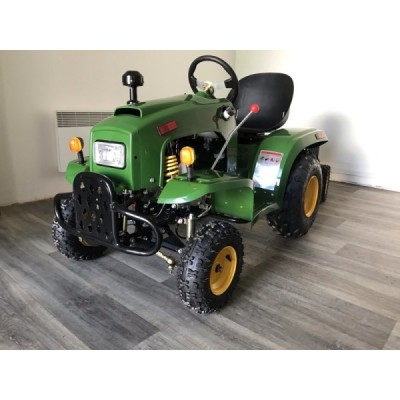 Traktor s vozíkem 110ccm zelený