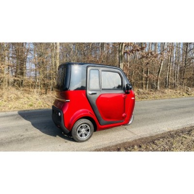 Tříkolka Leramotors E1, červená, možnost i bez řidičáku