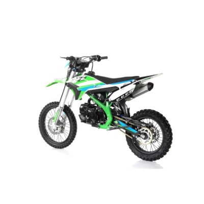 Dětská benzínová motorka Pitbike Leramotors By Apollo THUNDER 125cc 17/14 E-Start Zelená
