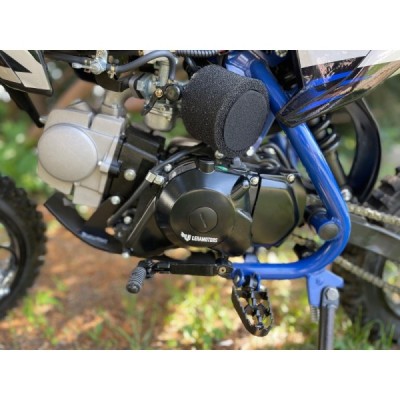 Dětská benzínová motorka Pitbike Leramotors Cannon 125ccm 4T 14/12 E-Start Modrá
