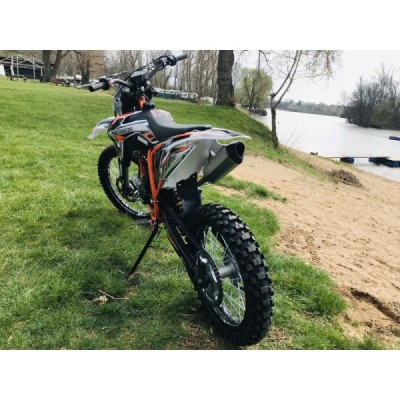 Dětská benzínová motorka Pitbike Leramotors Cannon 125ccm 4T 14/12 E-Start Oranžová