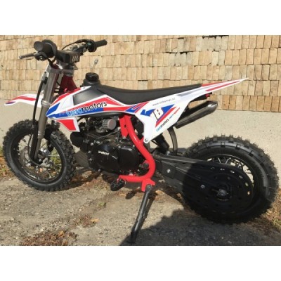 Dětská benzínová motorka Pitbike Leramotors Spirit 90 12/10 Automat Červená
