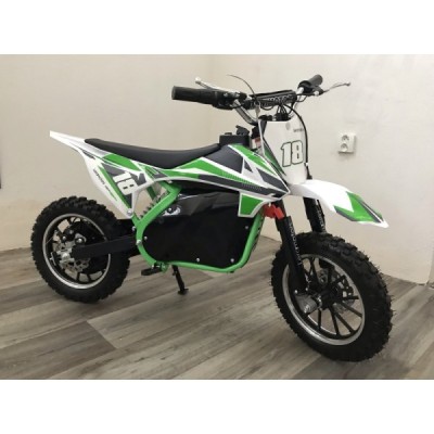 Elektrická motorka Leramotors Devil Deluxe 800W/36V zelená